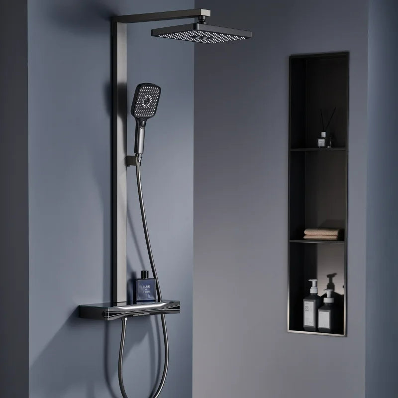 Colonne de douche thermostatique en laiton