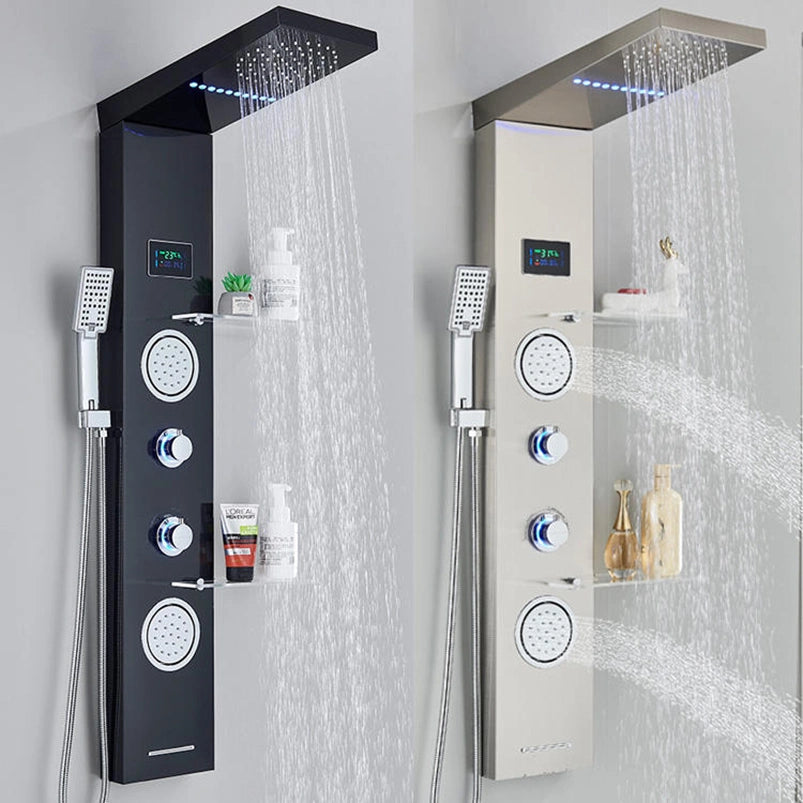 Colonne de douche hydromassante led