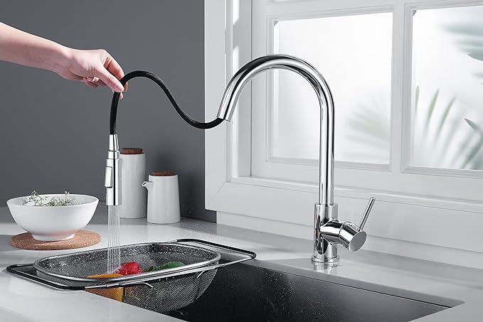 Robinet Cuisine Douchette Eau Chaude et Froide