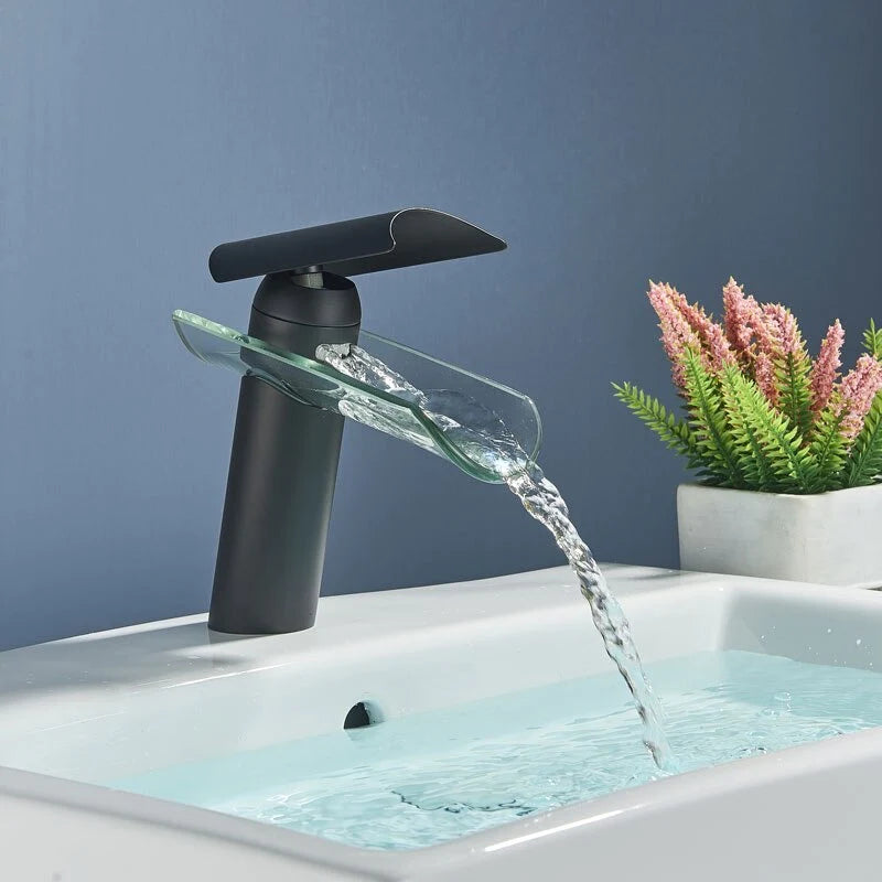 Robinet Mitigeur Lavabo Cascade - Peach