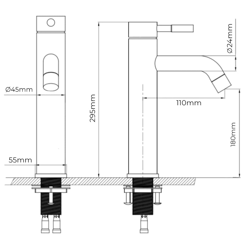 Robinet Mitigeur Vasque Haut - Nova