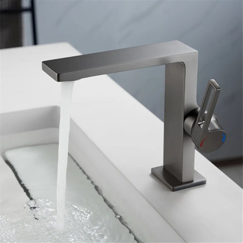 Robinet Mitigeur Salle de Bain Epure Gunmetal