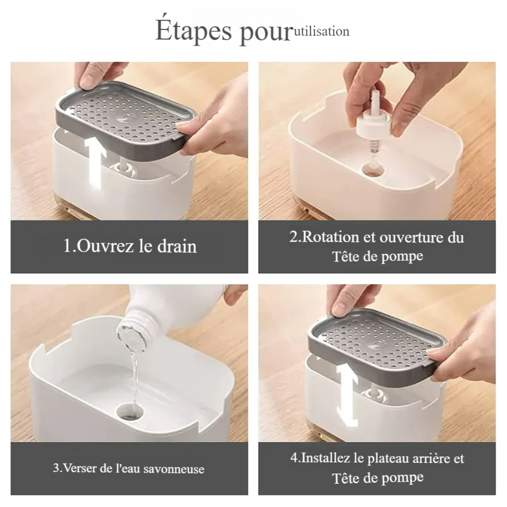 Distributeur de liquide évier