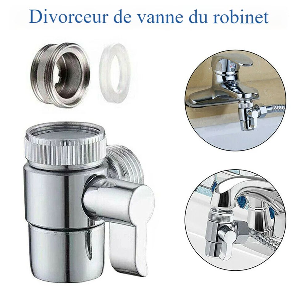 Robinet 3 voies WC