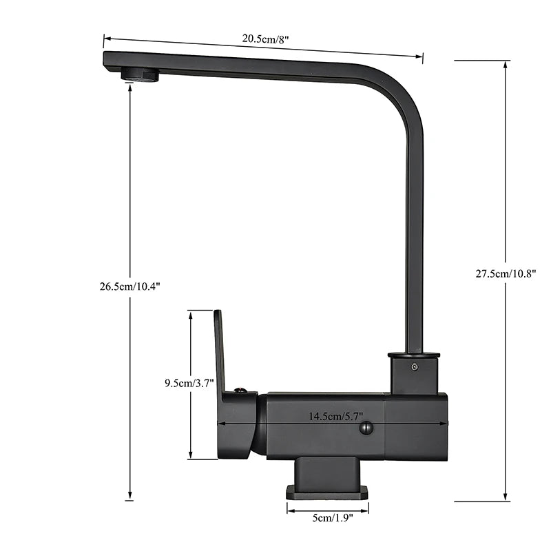 Robinet Cuisine Rabattable Design